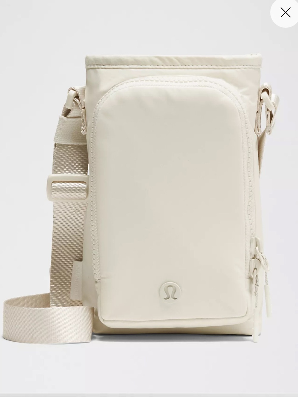 lululemon Water Bottle Crossbody Pouch in Cream